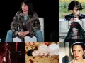 Asia Argento in vari ruoli, evocando atmosfere da thriller e dramma, con un tocco di stile anni '90.