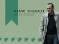 Un uomo con un trench osserva pensieroso, mentre il testo "PIANO SEQUENZA SENZA STACCHI" evoca l'arte del **long take cinema**.