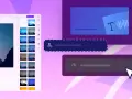 Interfaccia di editing video con opzioni per velocizzare un video, regolare audio e testo.