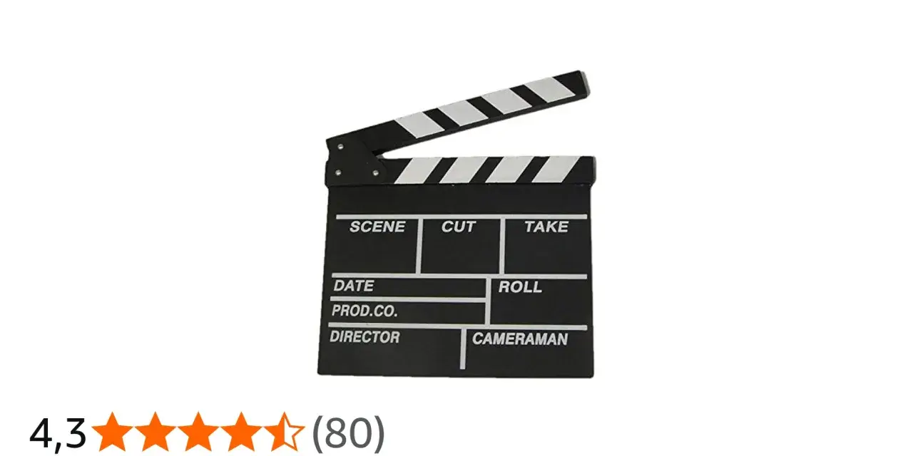 Ciak foto: una lavagna per il cinema, pronta per segnare scena, ciak e ciak.