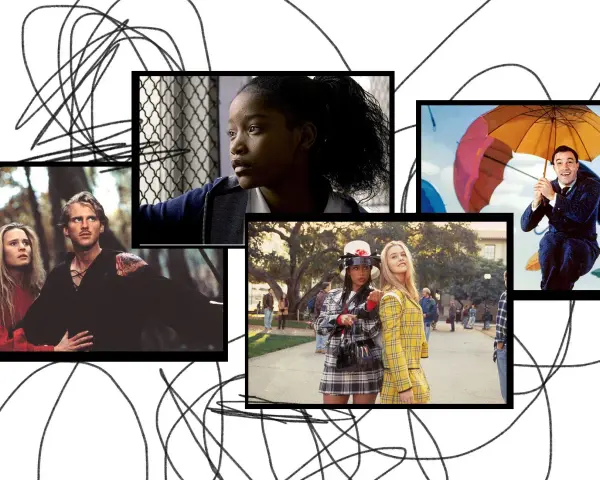 Collage di film e programmi TV di Elle McKinnon: "La storia fantastica", "Clueless", "Mary Poppins" e altri.
