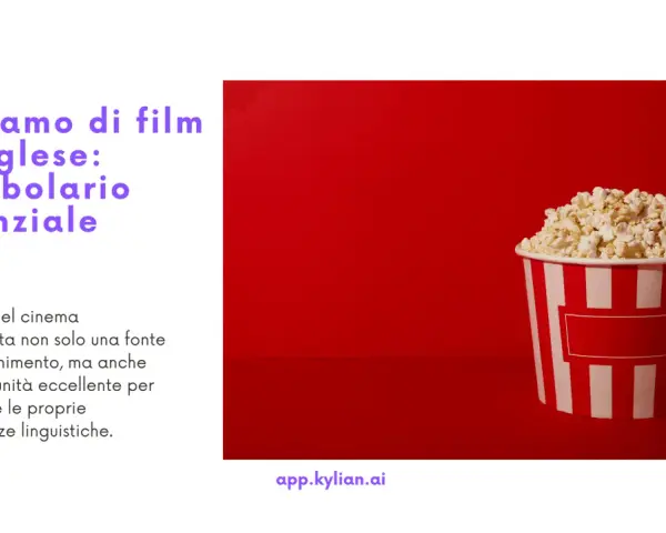 Impara i generi cinematografici in inglese con esercizi divertenti, come guardare un film con popcorn.