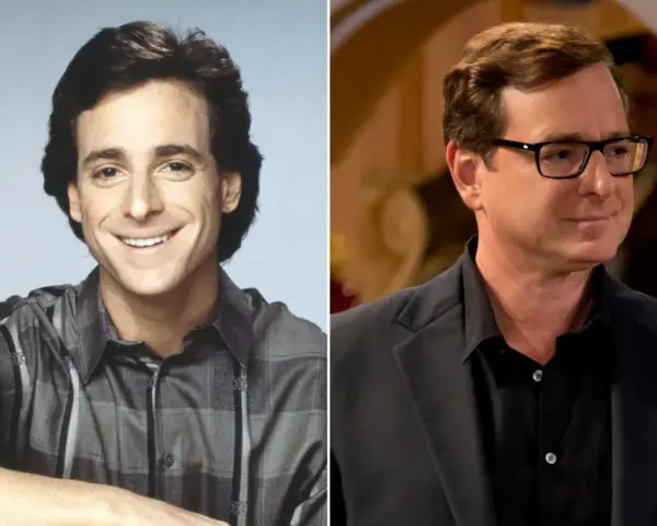 Bob Saget giovane e più maturo, un volto iconico dei film e programmi TV che hanno segnato generazioni.
