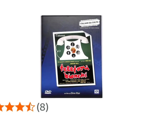 Copertina DVD del film "Telefoni bianchi" di Dino Risi, un classico del cinema italiano.