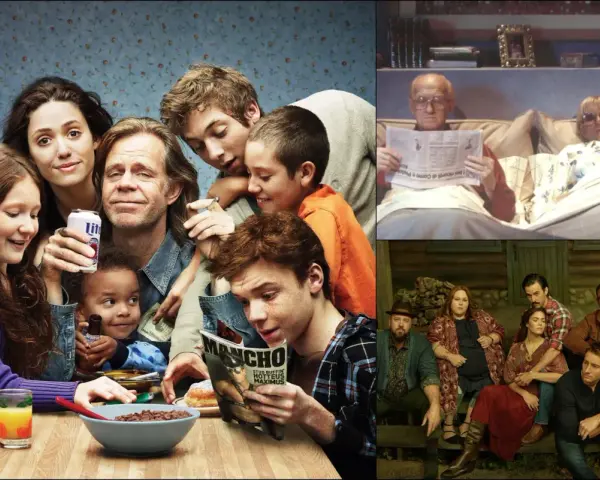 Le famiglie famose della tv: i Gallagher di Shameless, una coppia anziana e i Pearson di This Is Us.