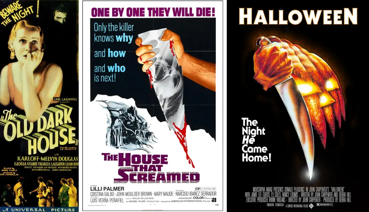Locandine di film horror slasher: 