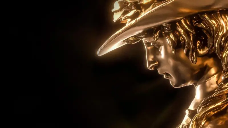Statua dorata di un giovane con cappello, un premio David di Donatello per il miglior cortometraggio.
